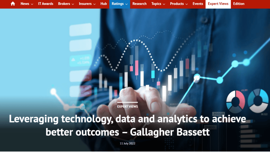 Leveraging technology, data and analytics to achieve better outcomes – Gallagher Bassett